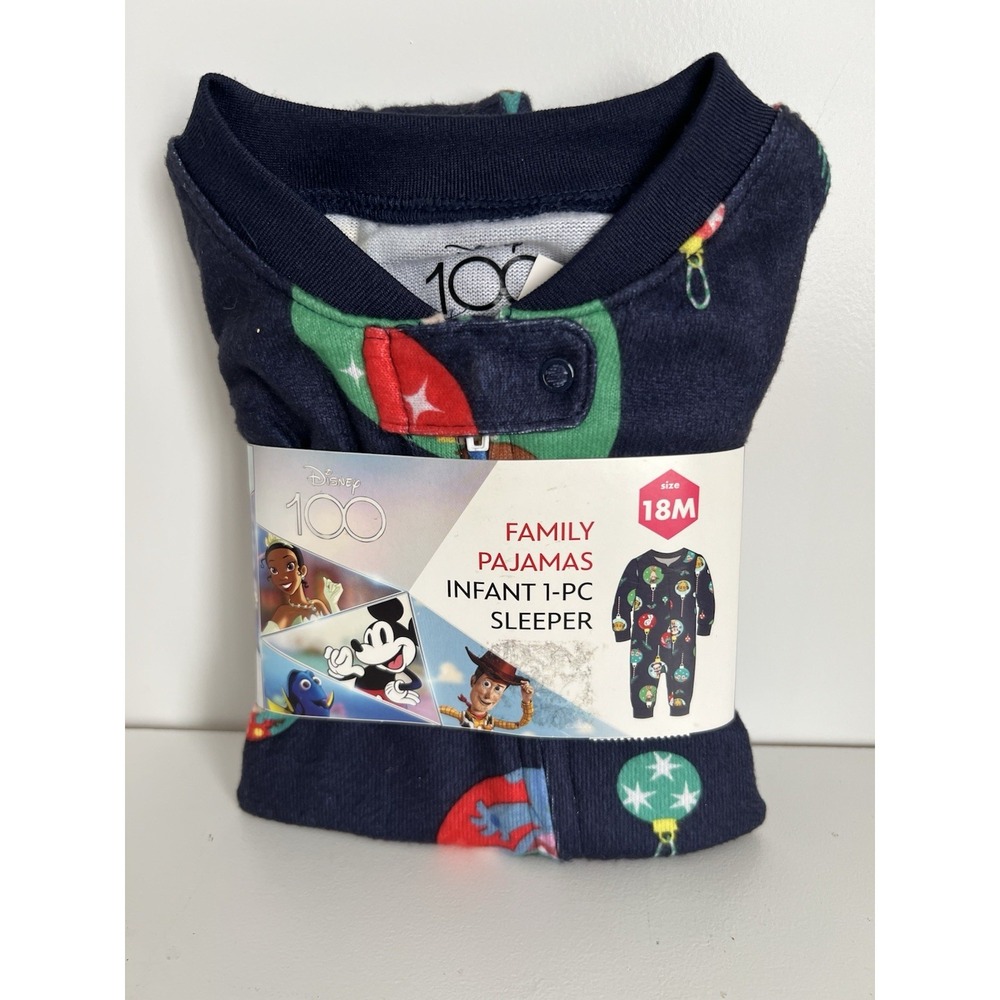 Disney 100 family Christmas pajamas‎ Size: Infant: 18M